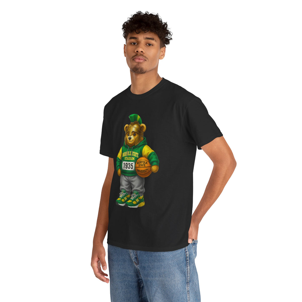 Norfolk State Spartan Bear - HBCU Tee Shirt