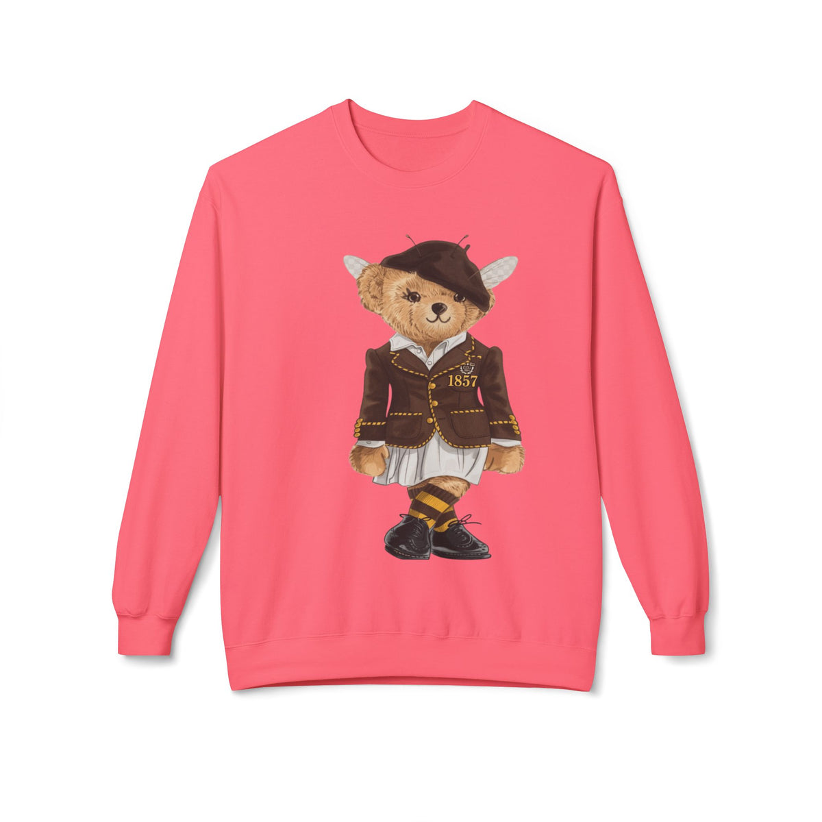 Harris–Stowe HBCU Lady Bear Sweatshirt | HSSU Hornets Teddy | Black Gold Heritage Crew | Yards & Dorms