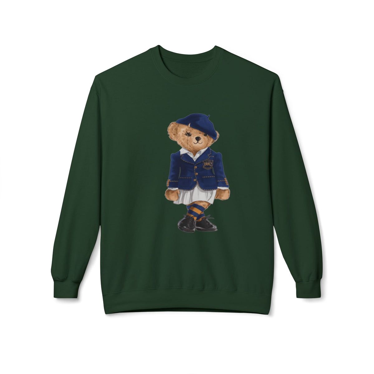 VSU Polo Bear Sweatshirt | Virginia State University Trojans Teddy | Vintage Prep HBCU Bear |