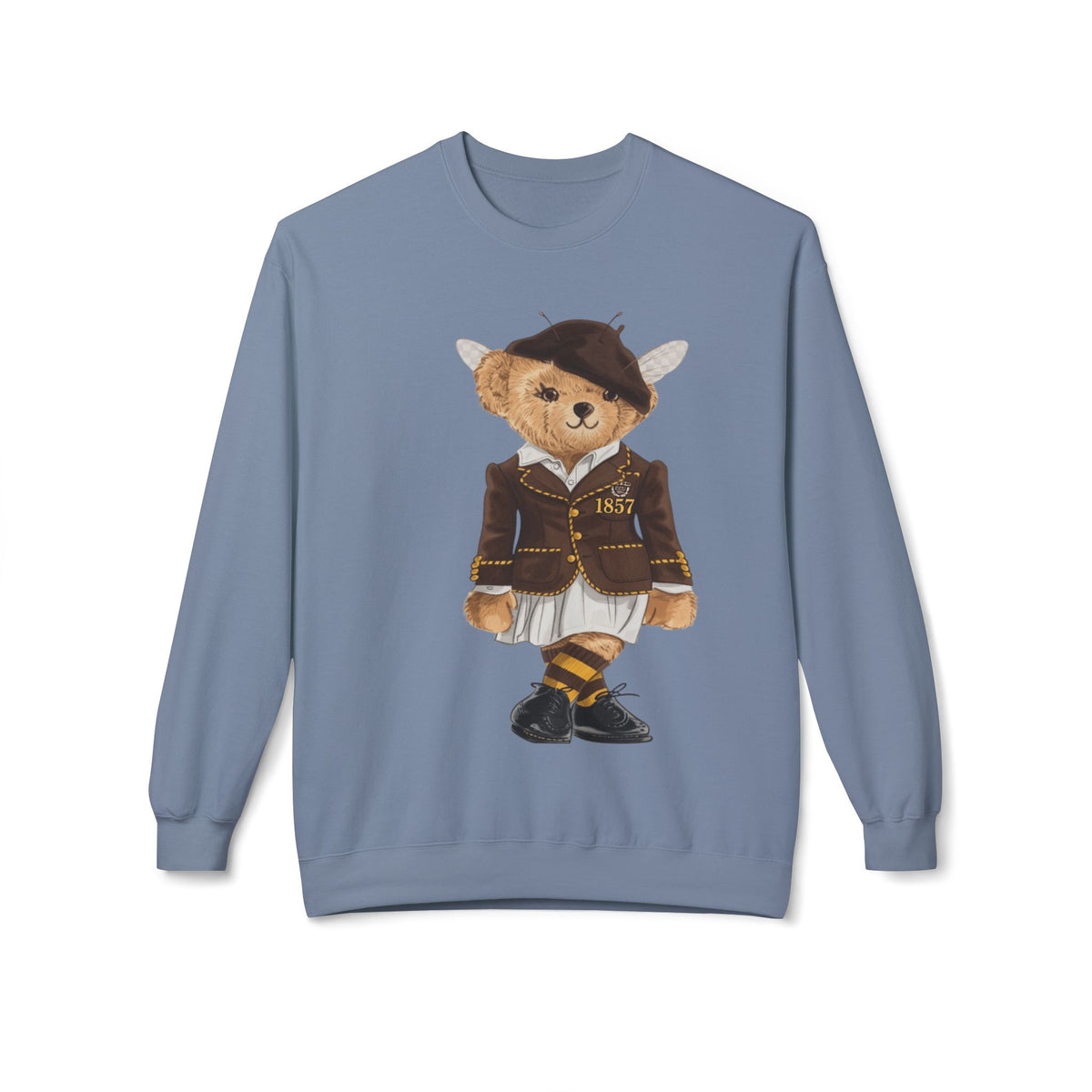 Harris–Stowe HBCU Lady Bear Sweatshirt | HSSU Hornets Teddy | Black Gold Heritage Crew | Yards & Dorms