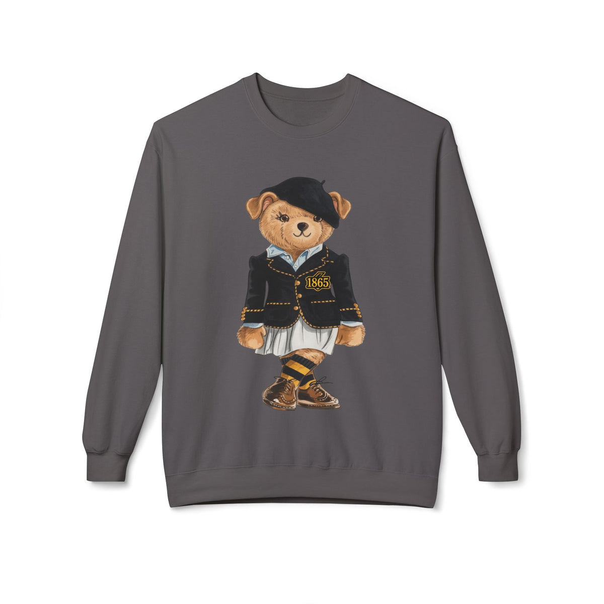 Bowie State Lady Teddy Bear Mascot- HBCU Polo Bear sweatshirt