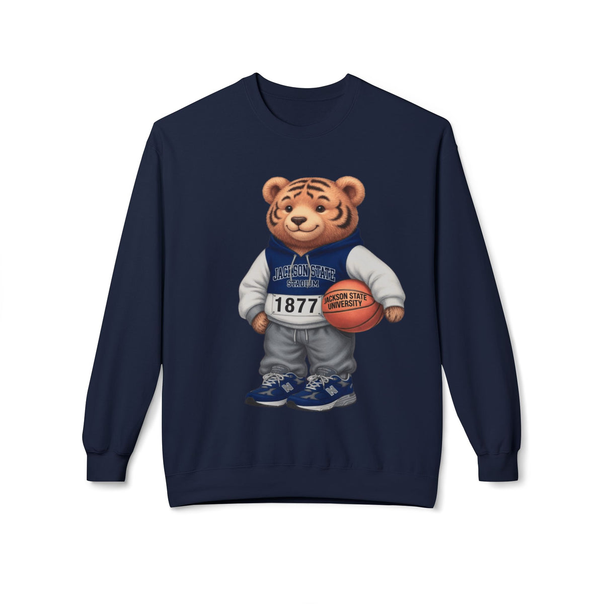 Jackson State Tiger Mascot- HBCU Polo Bear sweatshirt