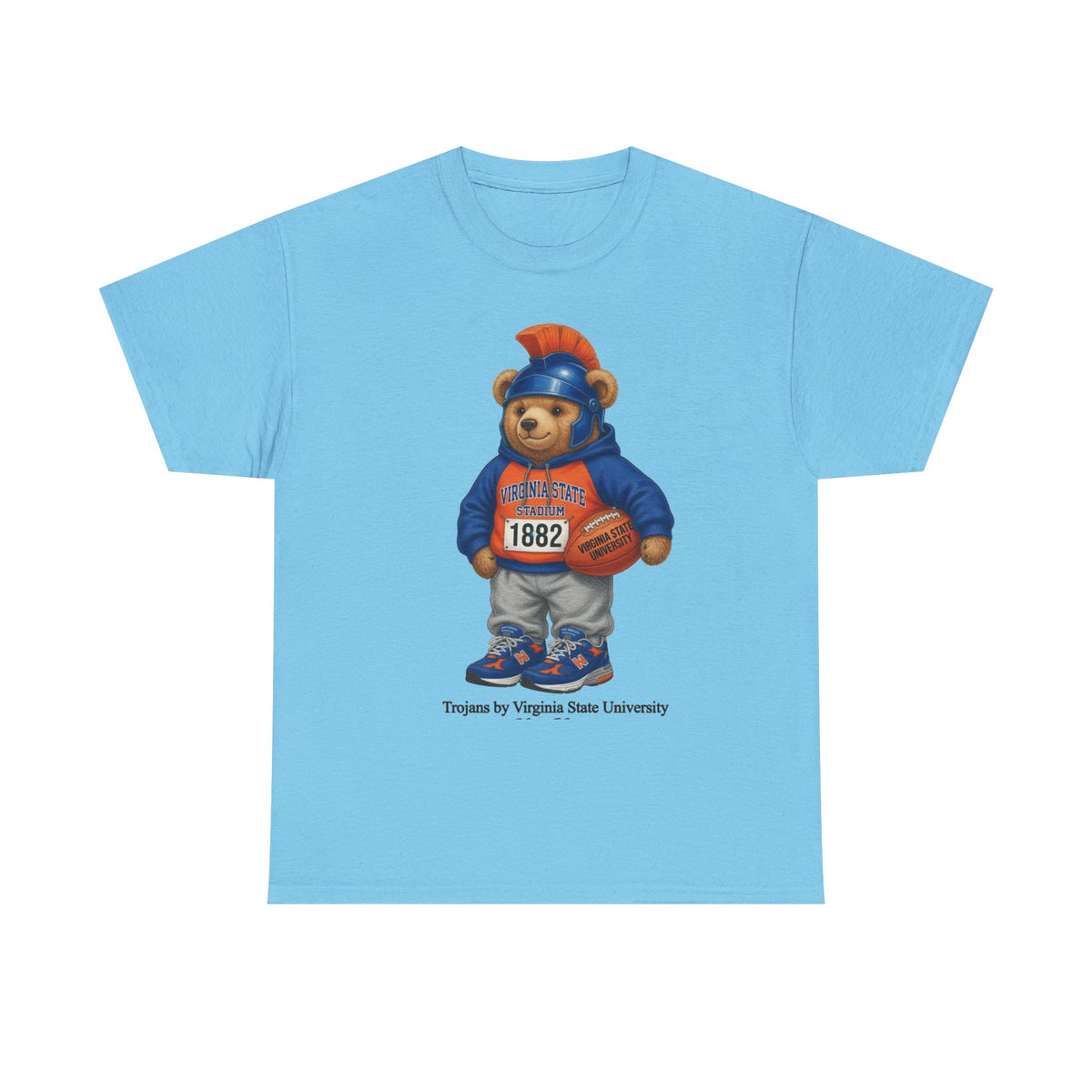 Virgina State Trojan Bear 2nd edition- HBCU Tee Shirt