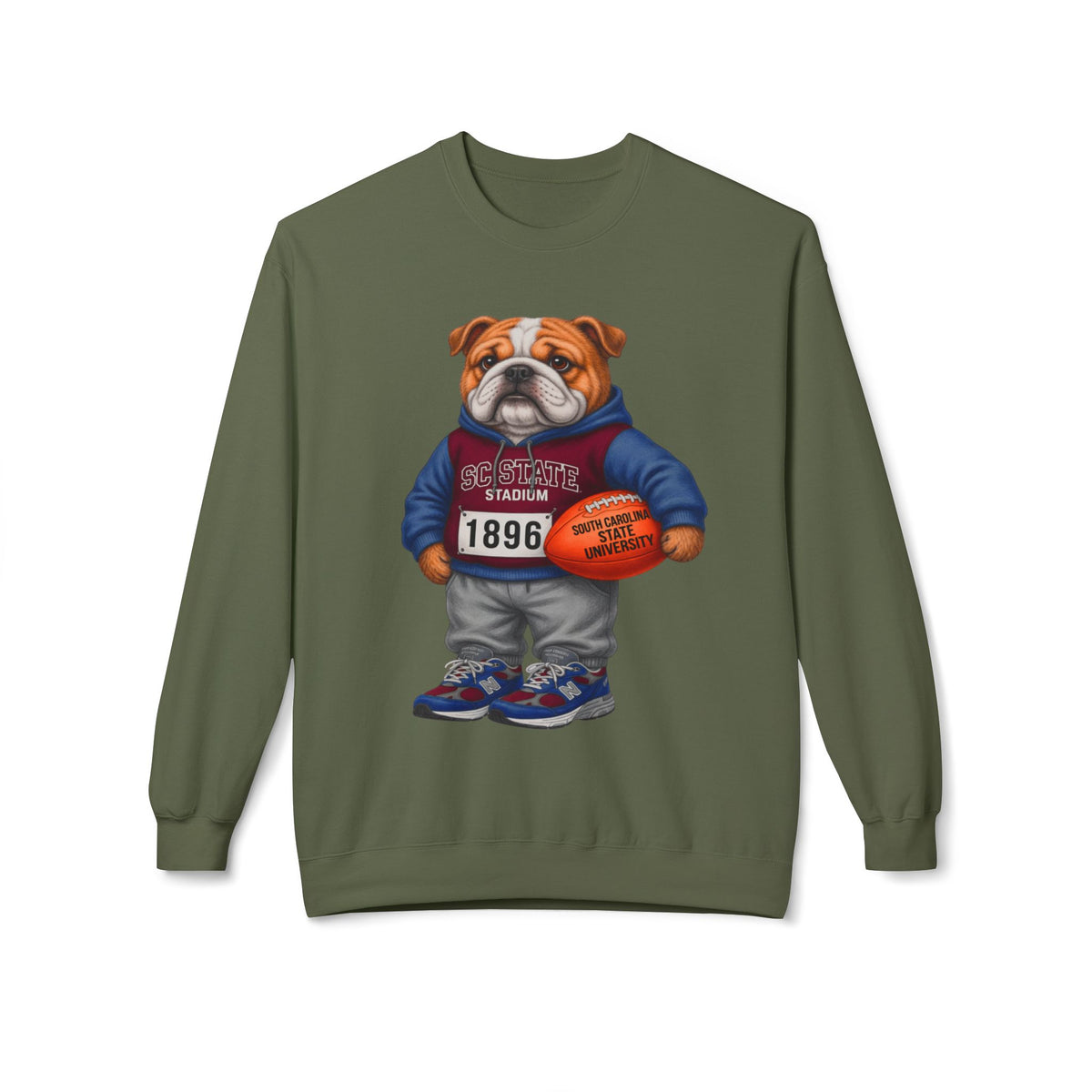 SC State Stadium Bulldog Mascot- HBCU Polo Bear sweatshirt