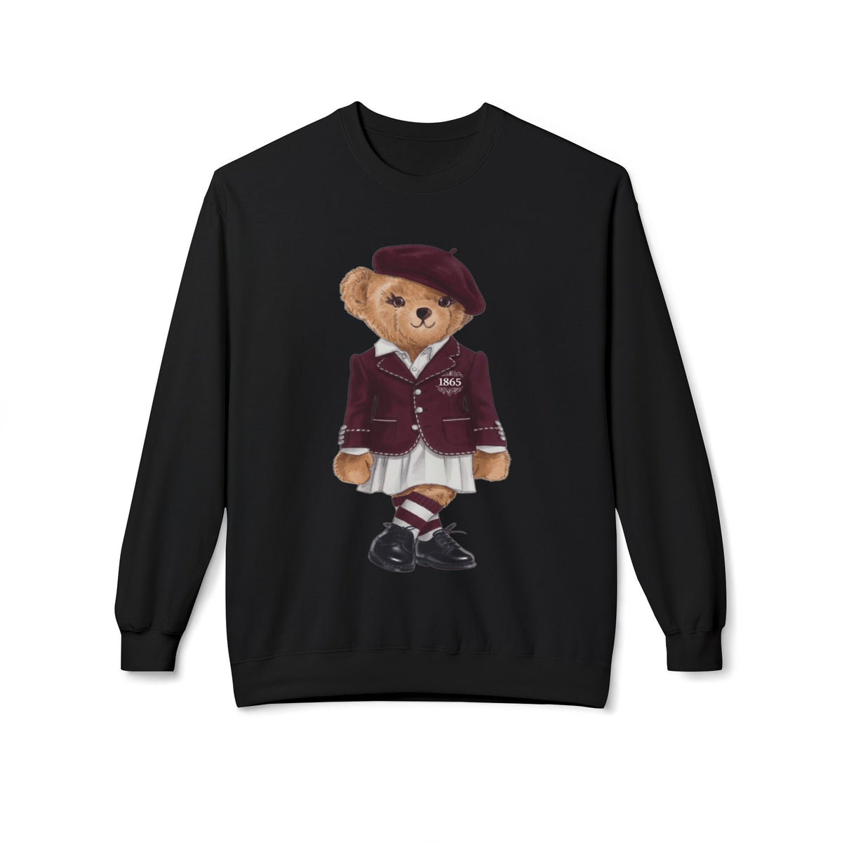 Shaw University Lady Bear Polo Bear Sweatshirt | HBCU Crewneck