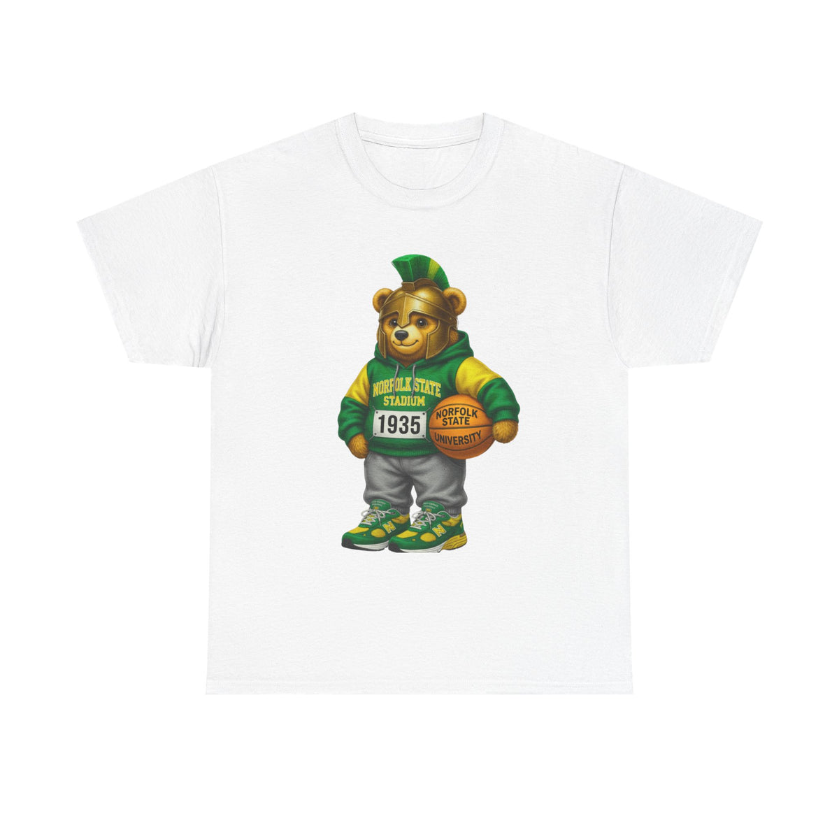 Norfolk State Spartan Bear - HBCU Tee Shirt