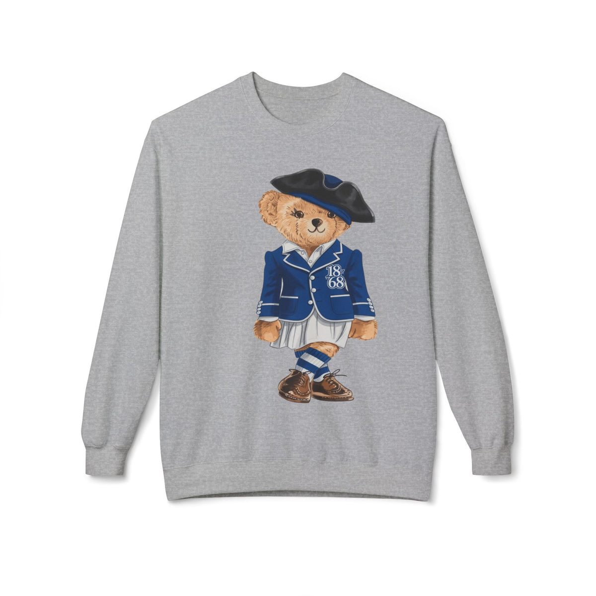 Vintage Teddy Bear in Formal Attire- HBCU Polo Bear sweatshirt