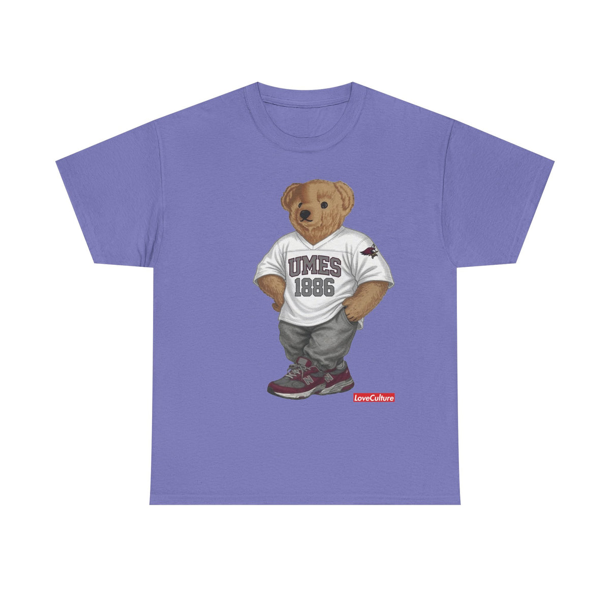 UMES Bear Mascot Tee | Teddy Bear Graphic T-Shirt, UMES 1886 Sweatshirt Style, Maryland Eastern Shore