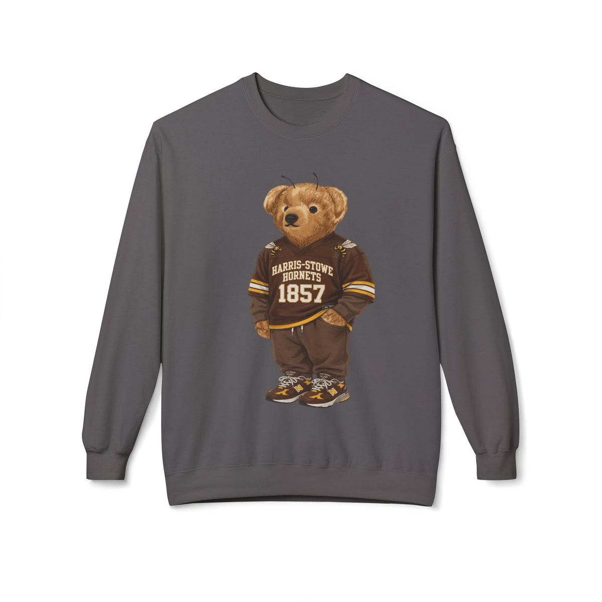 Harris-Stowe Hornets Mascot- HBCU Polo Bear sweatshirt