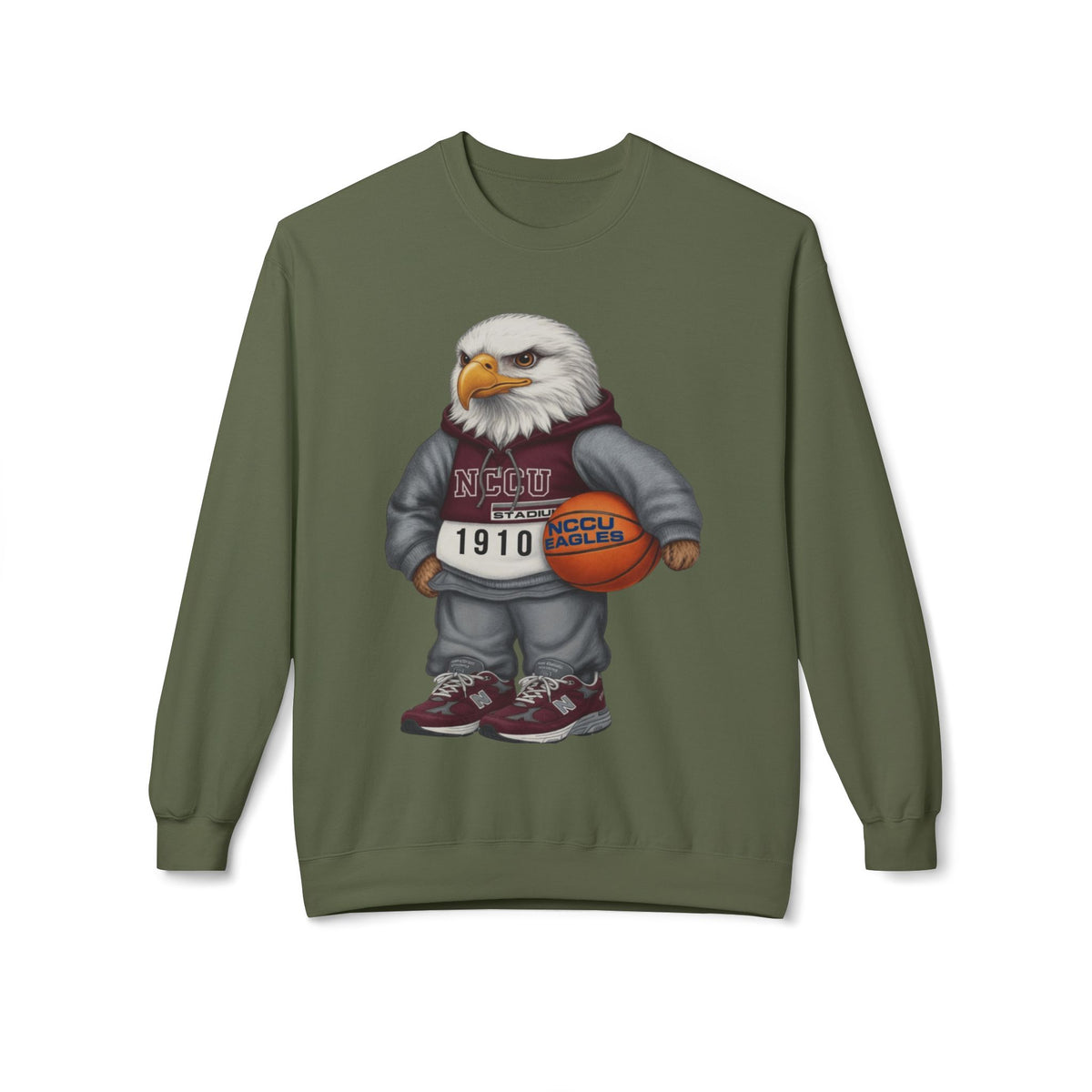 NCCU Eagles Mascot- HBCU Polo Bear sweatshirt