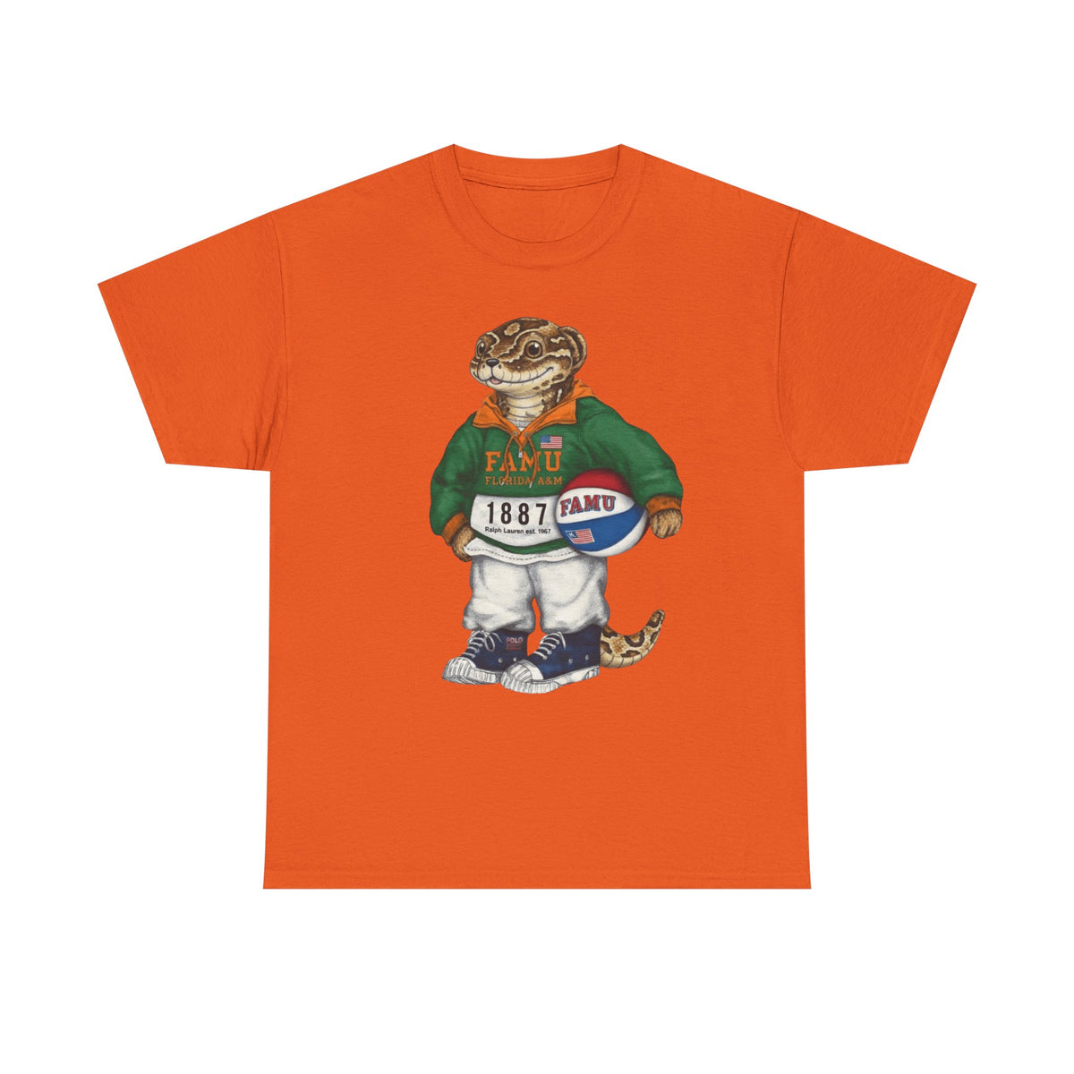 FAMU Rattler Bear  Edition- HBCU Tee Shirt