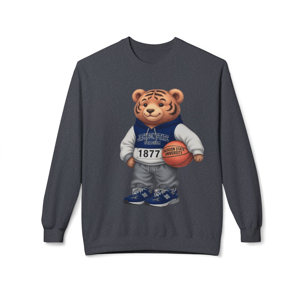 Jackson State Tiger Mascot- HBCU Polo Bear sweatshirt