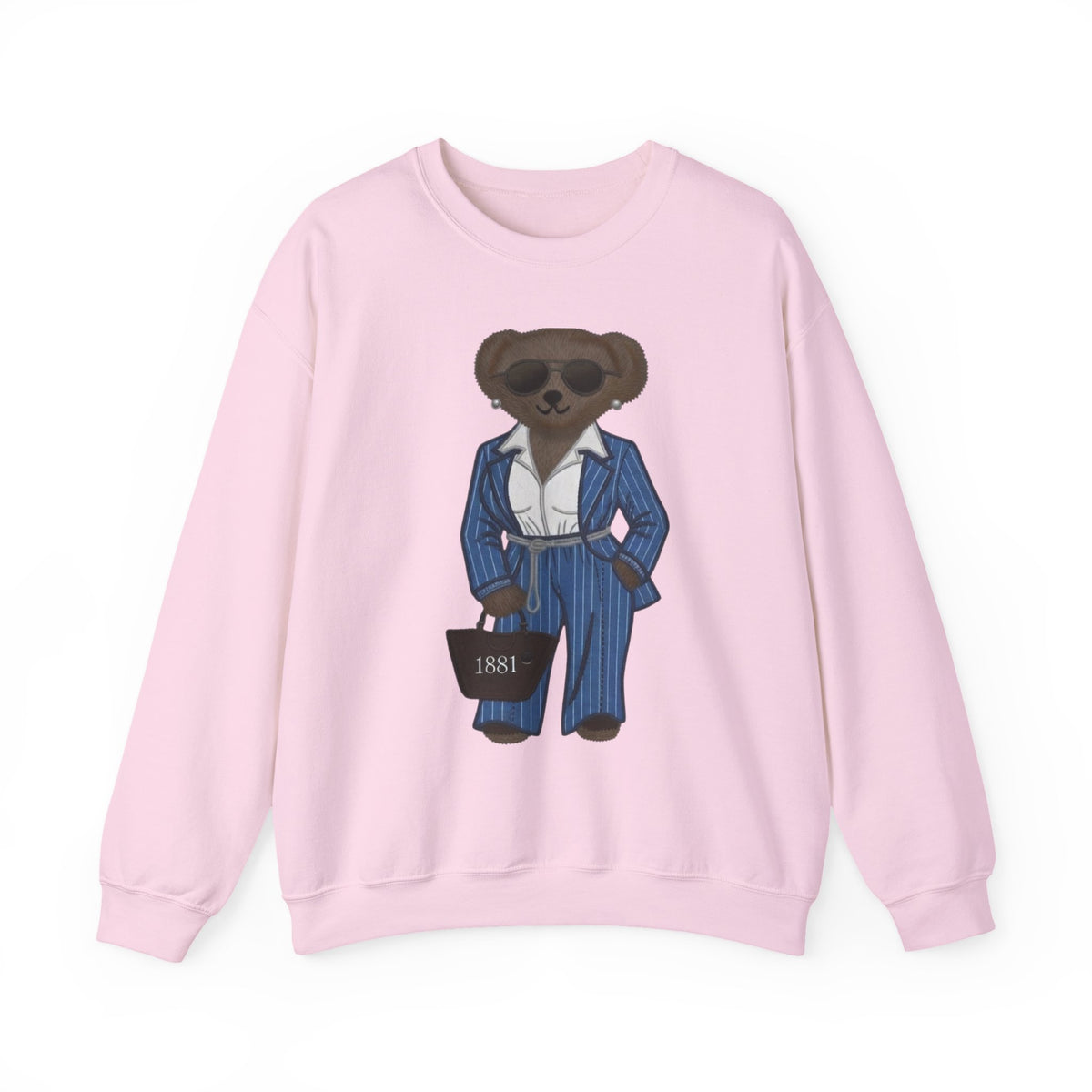 Spelman College Polo Bear  sweatshirt | Vintage Prep Teddy Bear