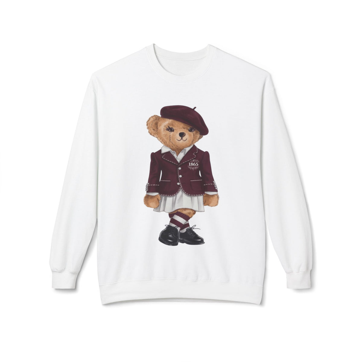Shaw University Lady Bear Polo Bear Sweatshirt | HBCU Crewneck