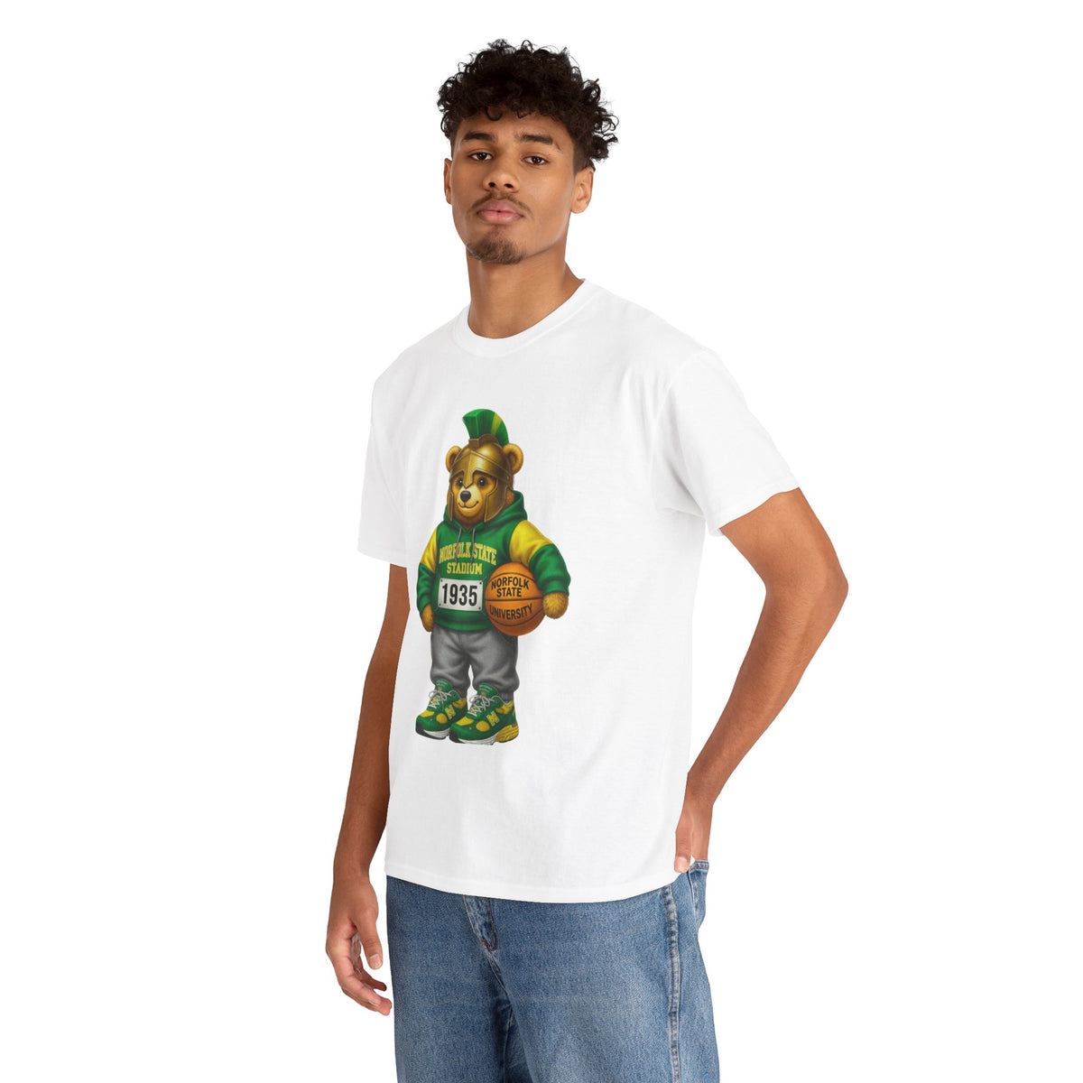Norfolk State Spartan Bear - HBCU Tee Shirt