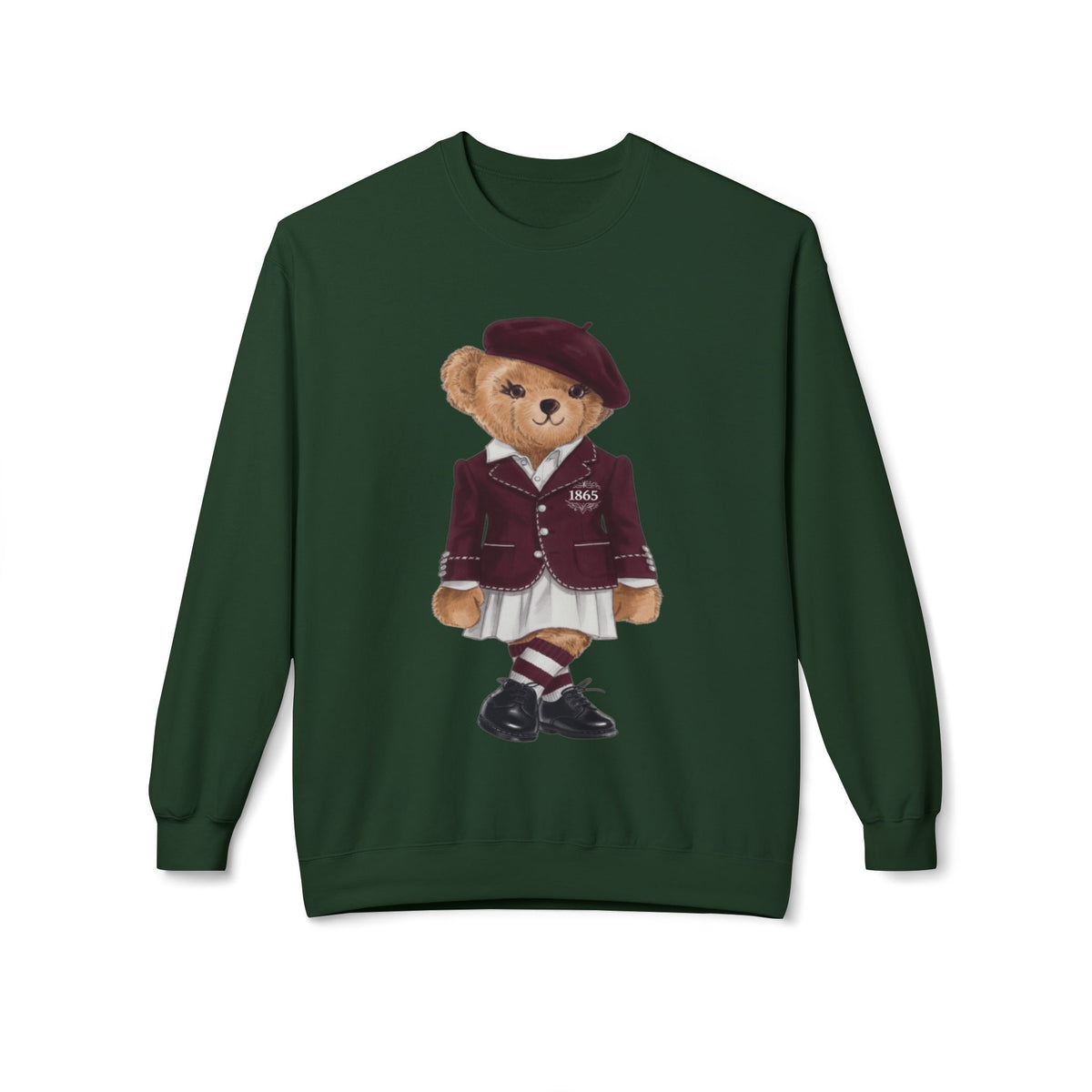 Shaw University Lady Bear Polo Bear Sweatshirt | HBCU Crewneck