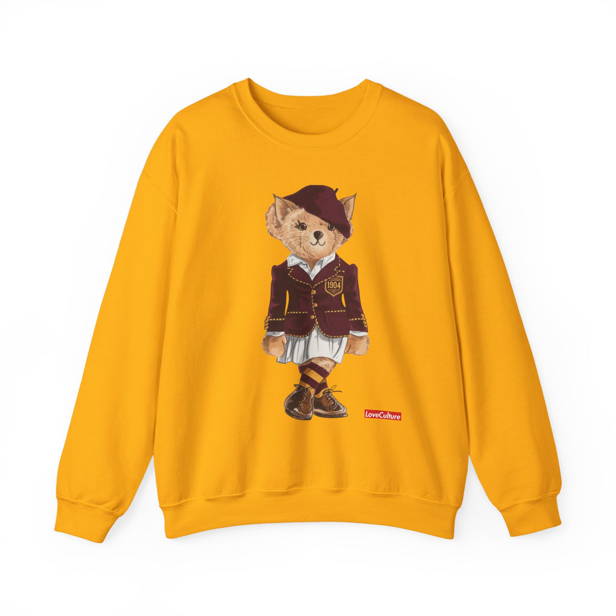 Bethune Cookman Teddy Bear Sweatshirt| Vintage Polo Club  Outfit