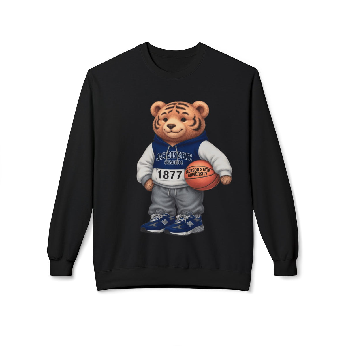 Jackson State Tiger Mascot- HBCU Polo Bear sweatshirt