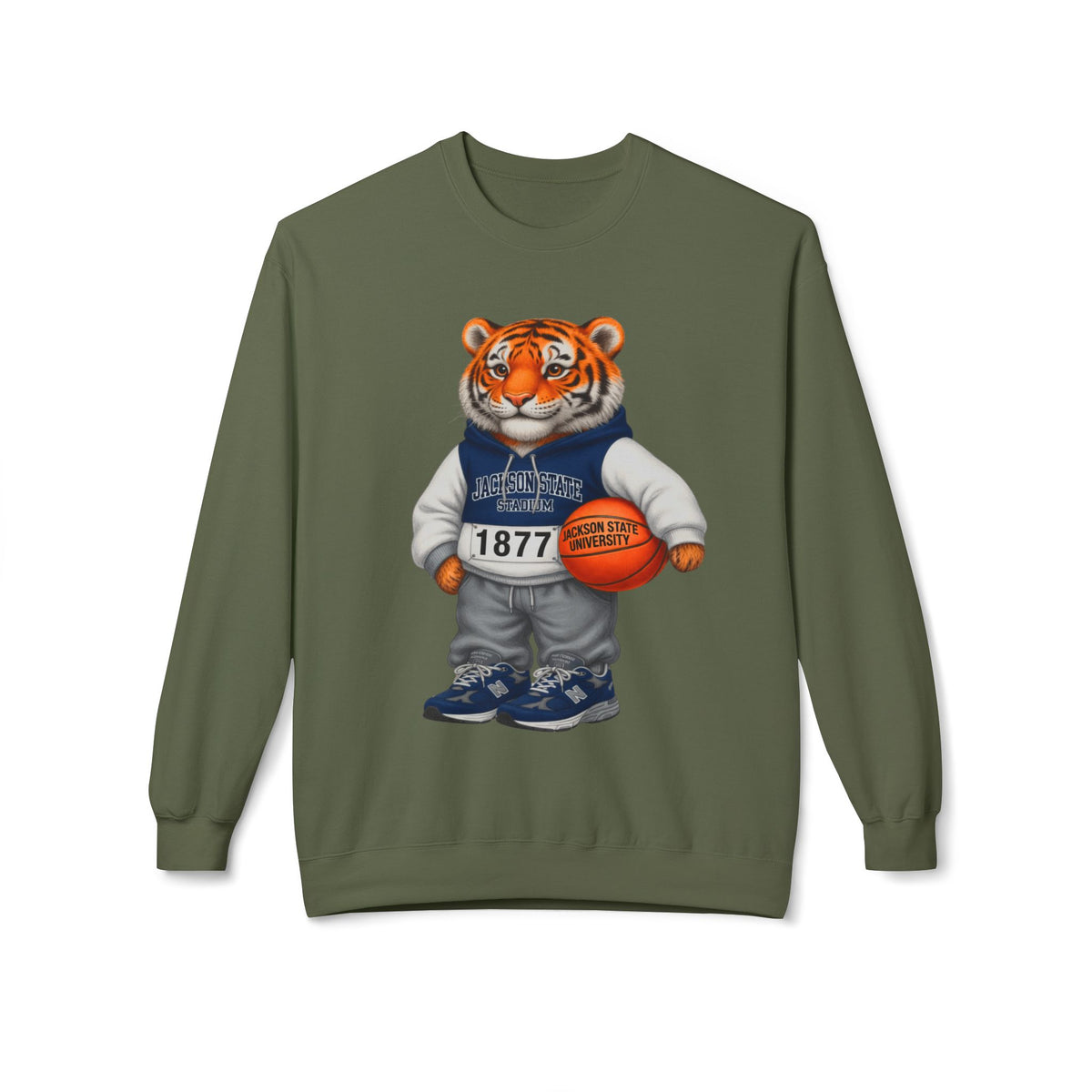 Jackson State Tiger Mascot- HBCU Polo Bear sweatshirt