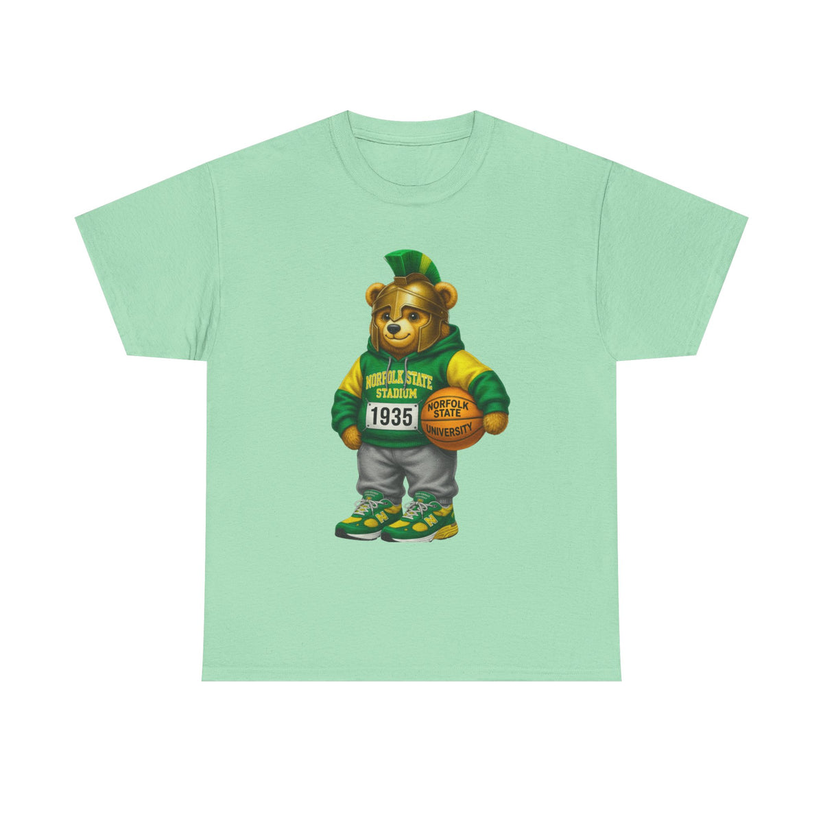 Norfolk State Spartan Bear - HBCU Tee Shirt