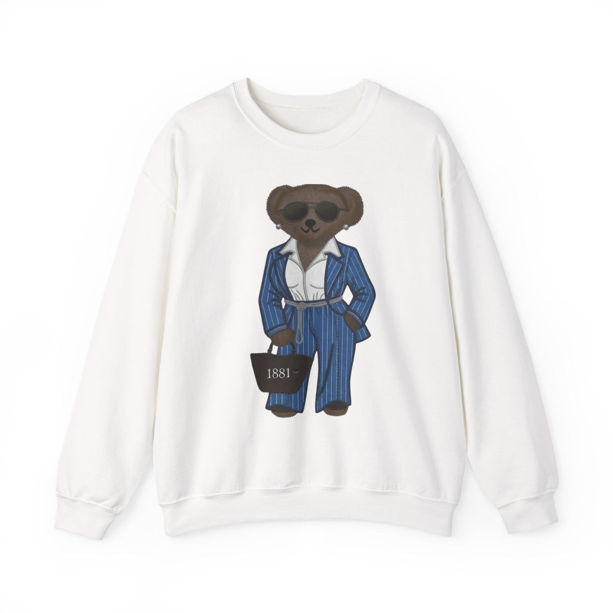 Spelman College Polo Bear  sweatshirt | Vintage Prep Teddy Bear