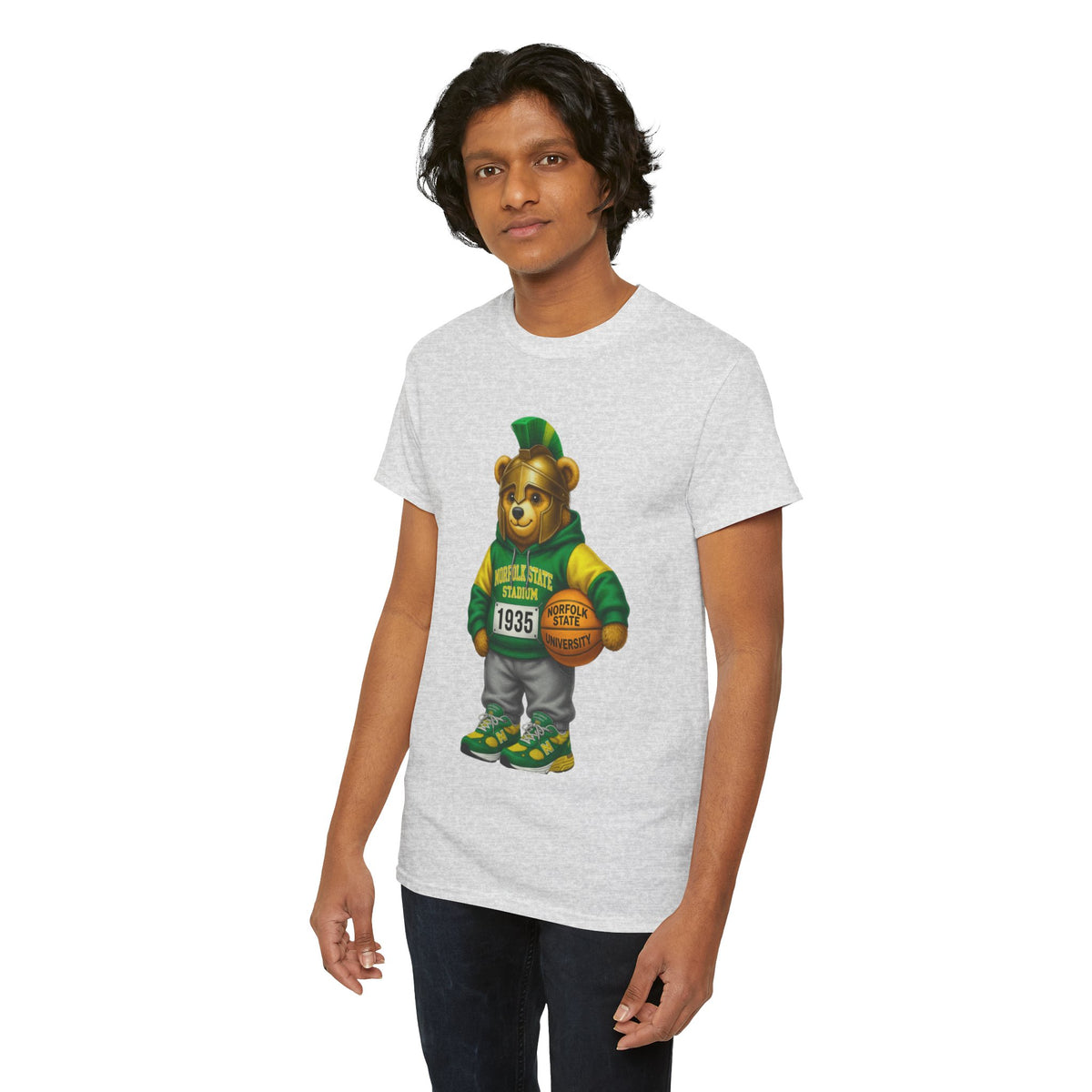 Norfolk State Spartan Bear - HBCU Tee Shirt