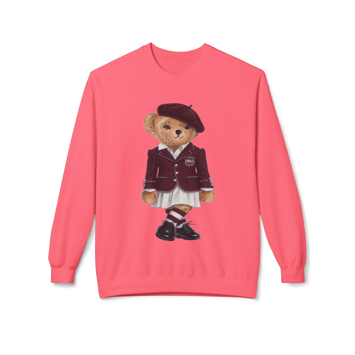 Shaw University Lady Bear Polo Bear Sweatshirt | HBCU Crewneck