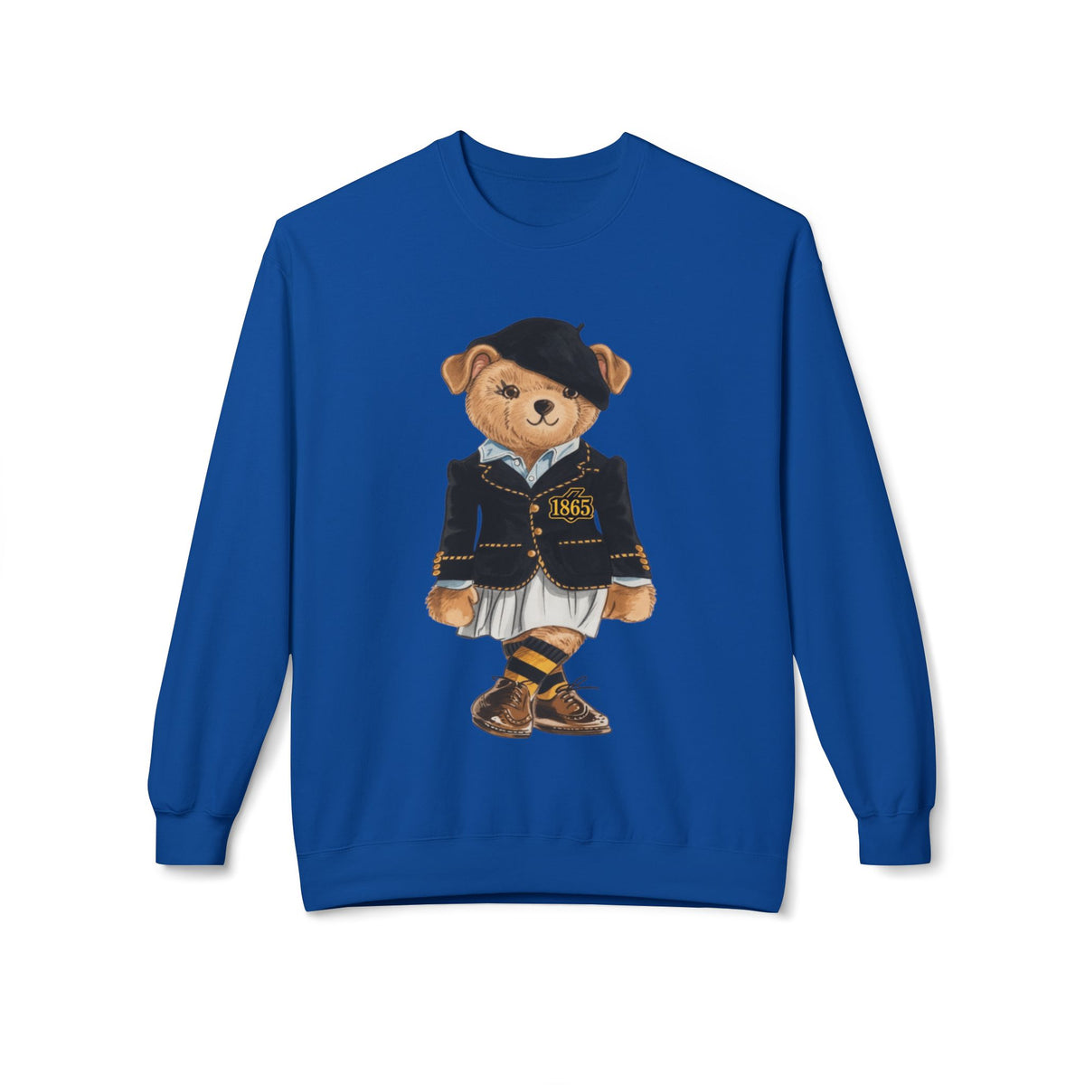 Bowie State Lady Teddy Bear Mascot- HBCU Polo Bear sweatshirt