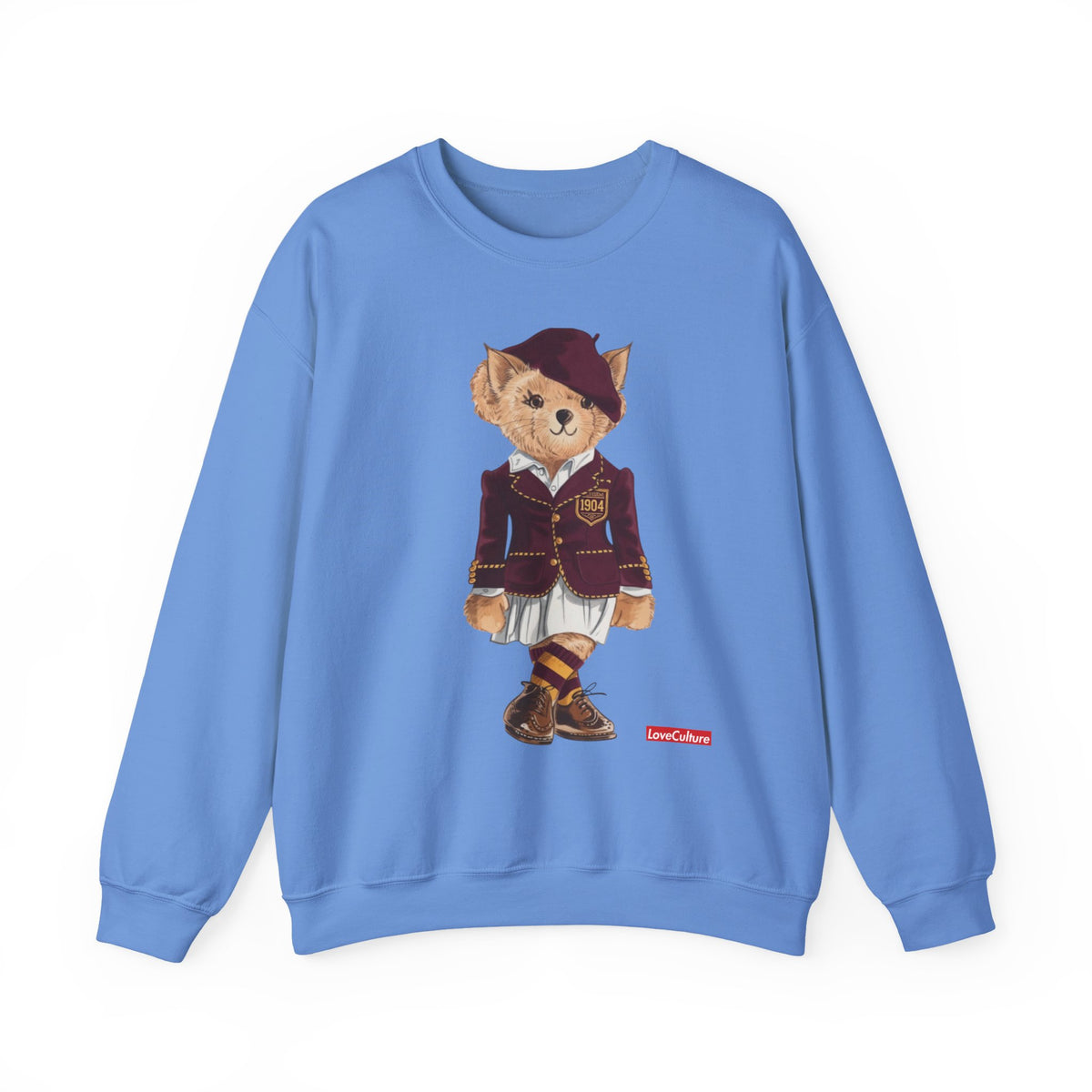 Bethune Cookman Teddy Bear Sweatshirt| Vintage Polo Club  Outfit