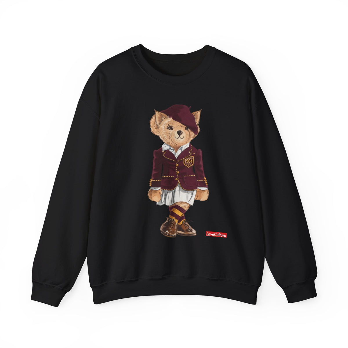 Bethune Cookman Teddy Bear Sweatshirt| Vintage Polo Club  Outfit