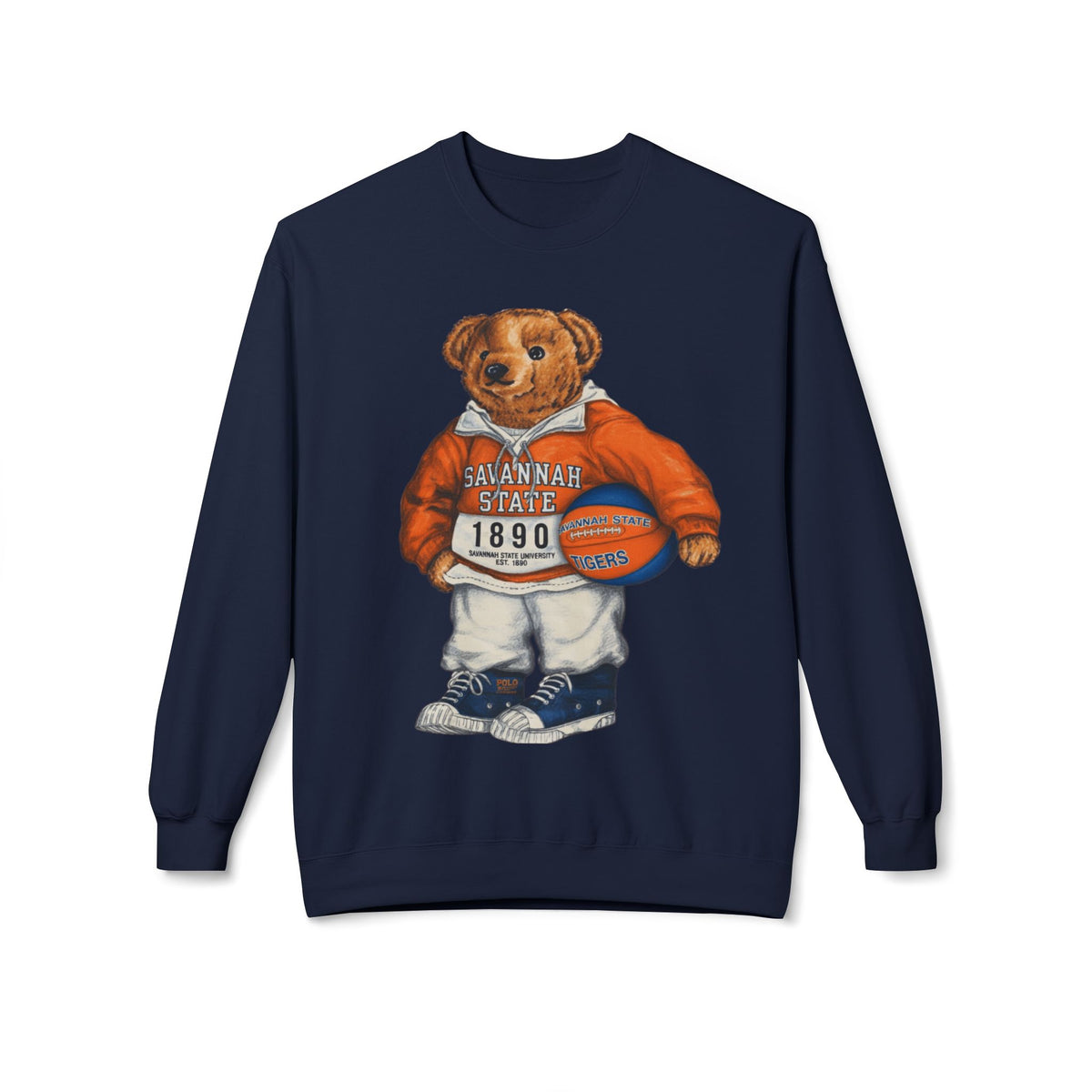 Savannah State Tigers Mascot- HBCU Polo Bear sweatshirt