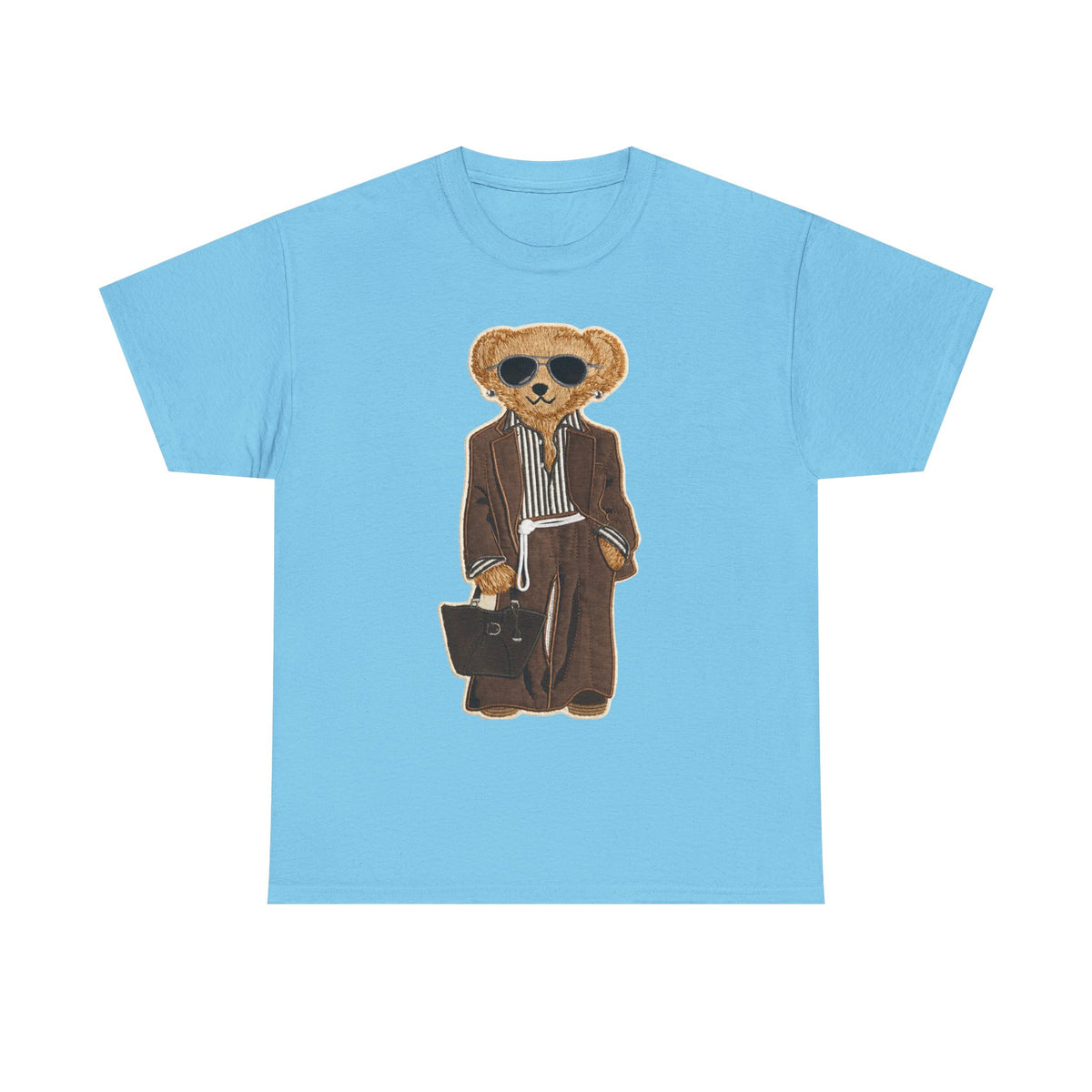 HBCU Bear in Suit graphic tee | Teddy Bear with Briefcase, Sunglasses
