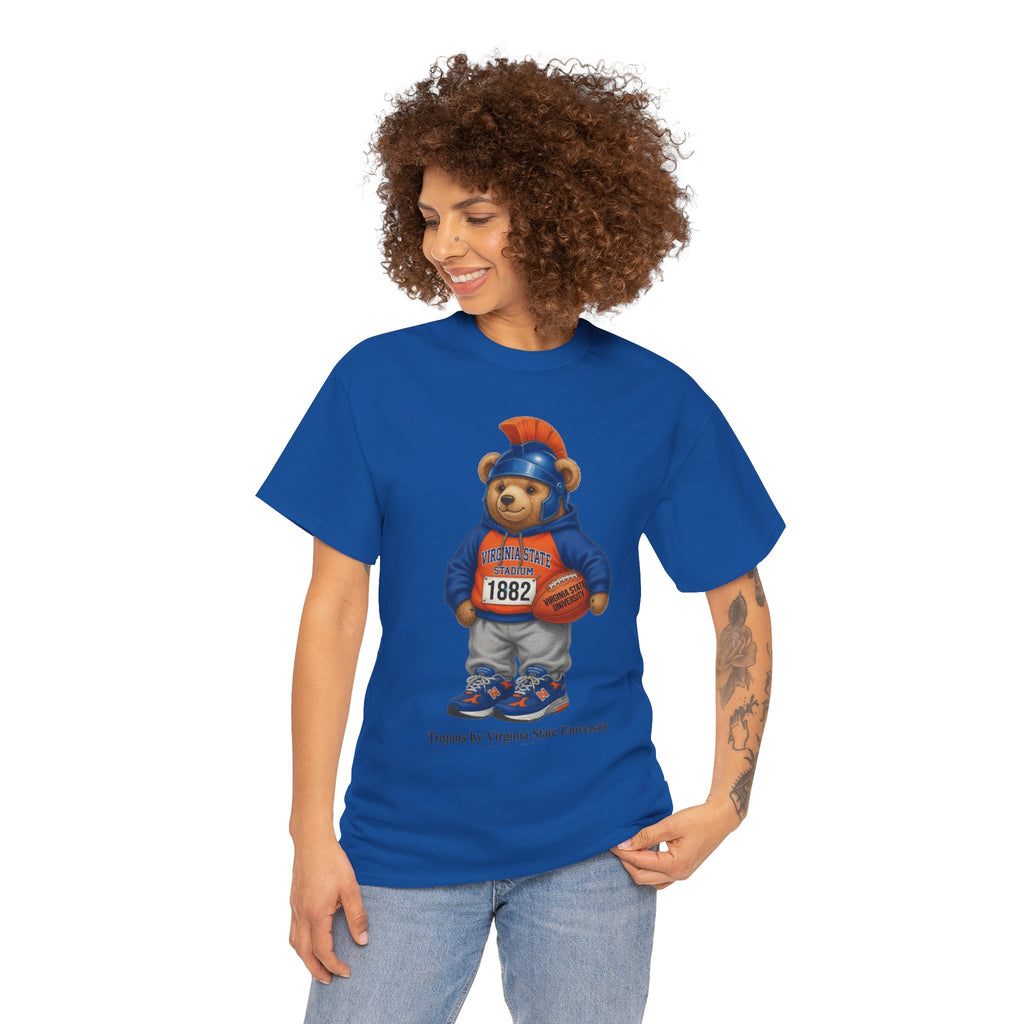 Virgina State Trojan Bear 2nd edition- HBCU Tee Shirt