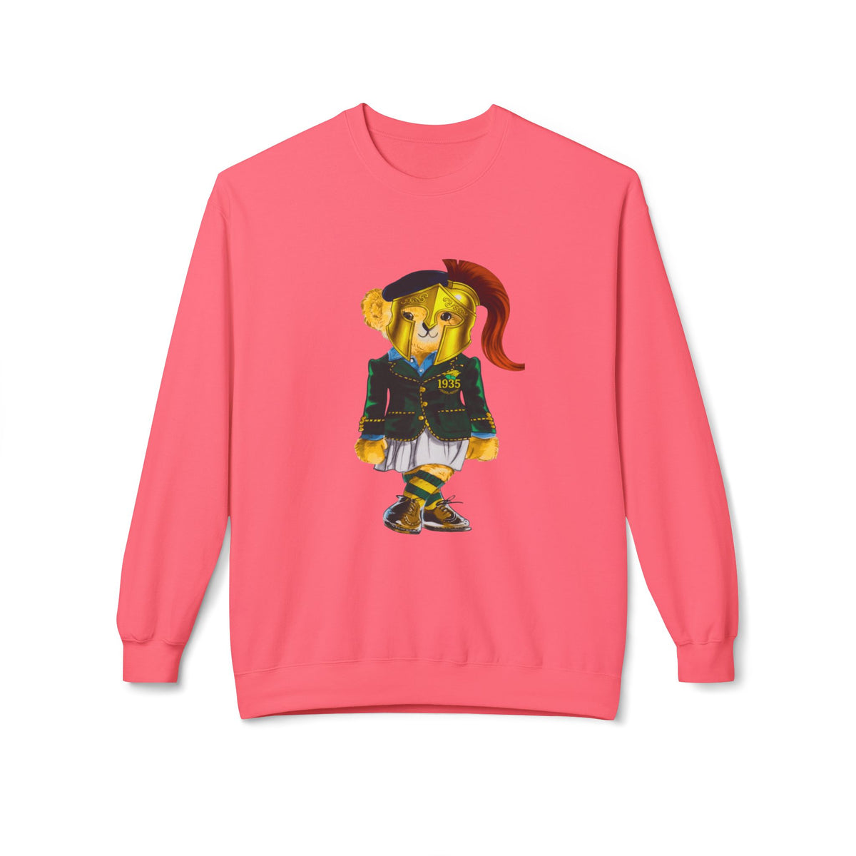 Norfolk State Lady Bear in Golden Helmet Sweatshirt | HBCU Polo Bear