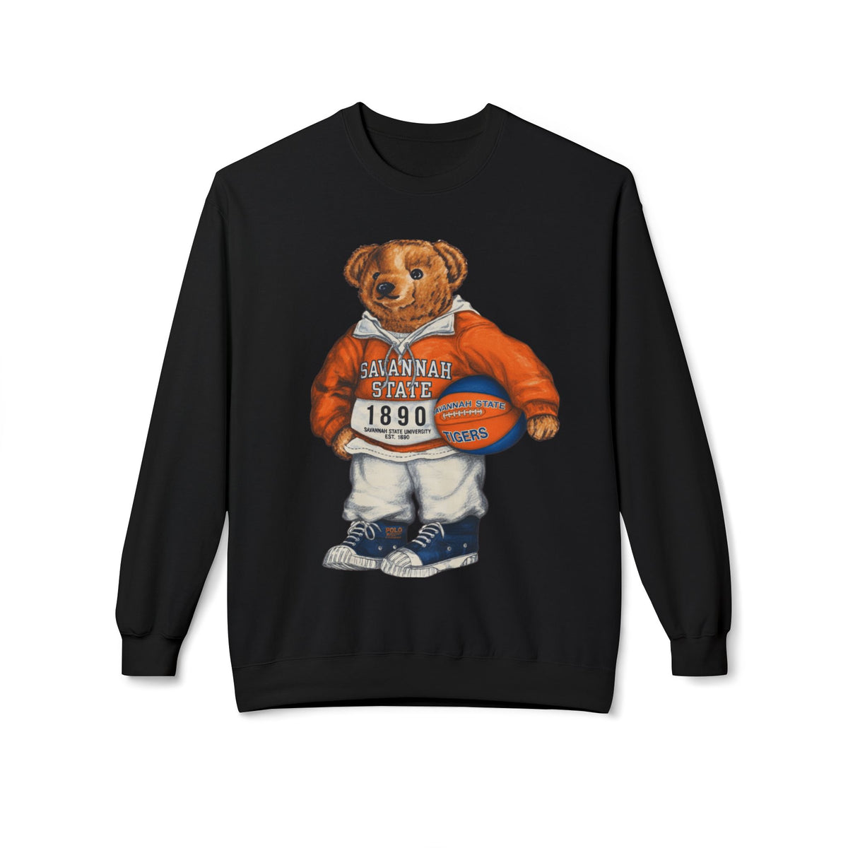 Savannah State Tigers Mascot- HBCU Polo Bear sweatshirt