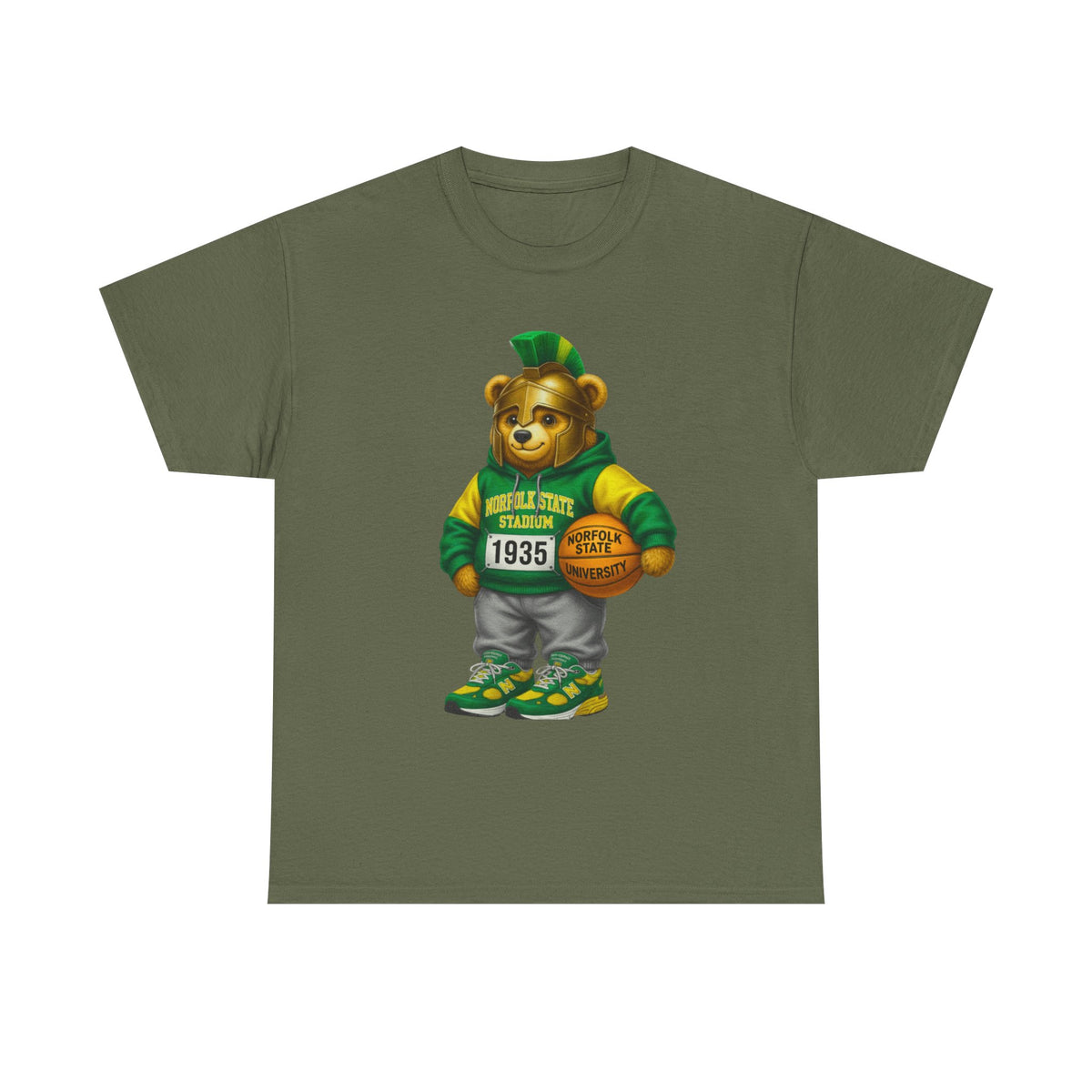 Norfolk State Spartan Bear - HBCU Tee Shirt
