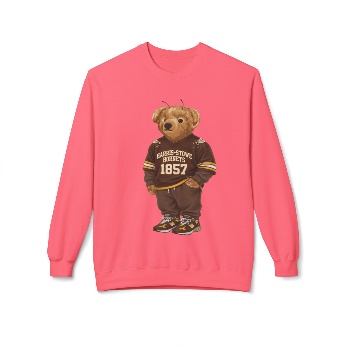 Harris-Stowe Hornets Mascot- HBCU Polo Bear sweatshirt