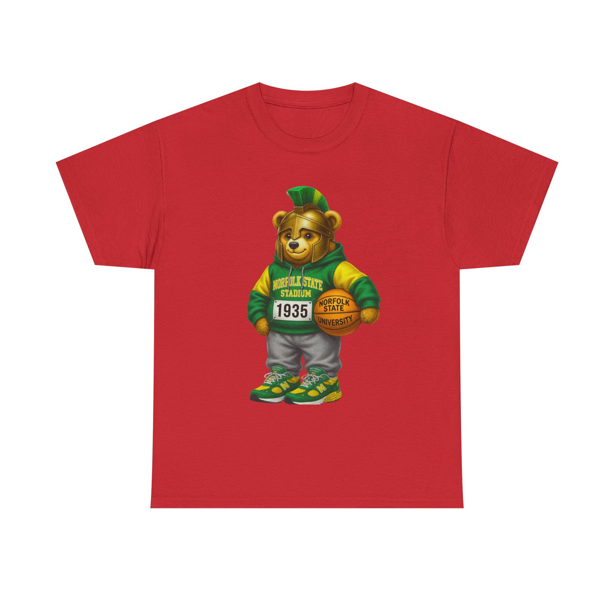 Norfolk State Spartan Bear - HBCU Tee Shirt