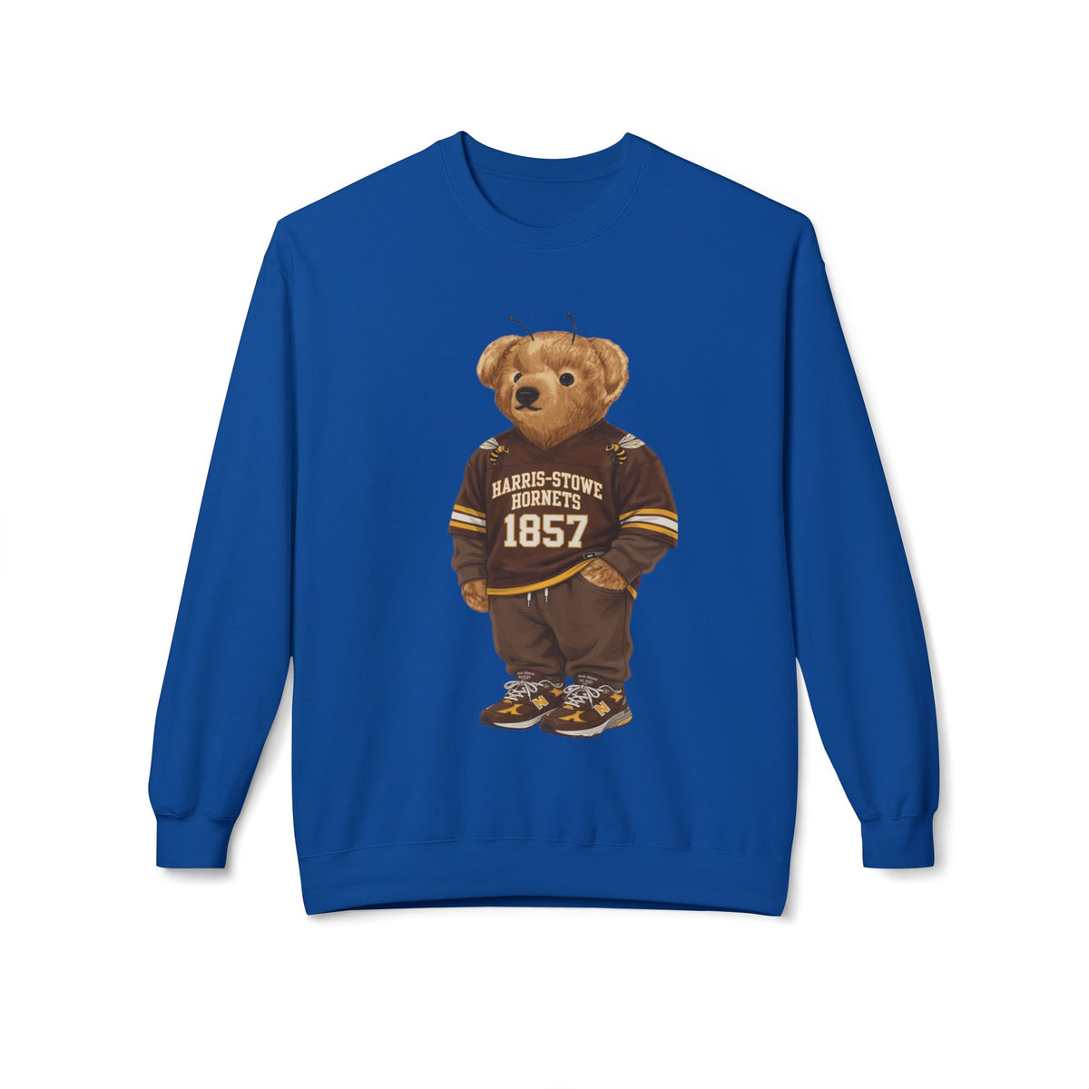 Harris-Stowe Hornets Mascot- HBCU Polo Bear sweatshirt