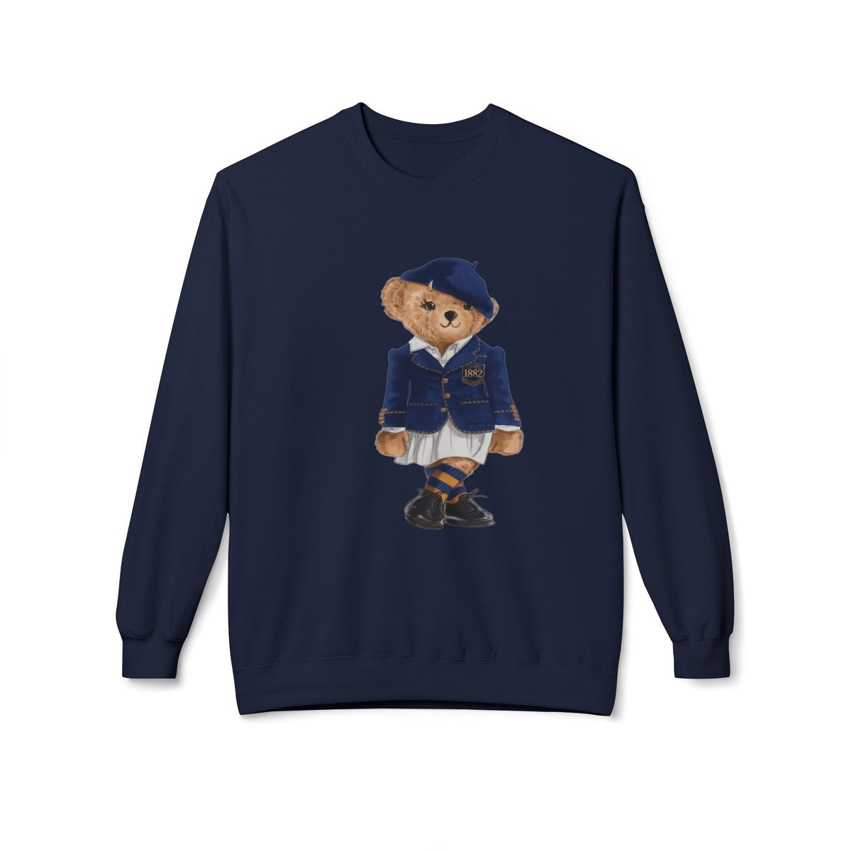 VSU Polo Bear Sweatshirt | Virginia State University Trojans Teddy | Vintage Prep HBCU Bear |
