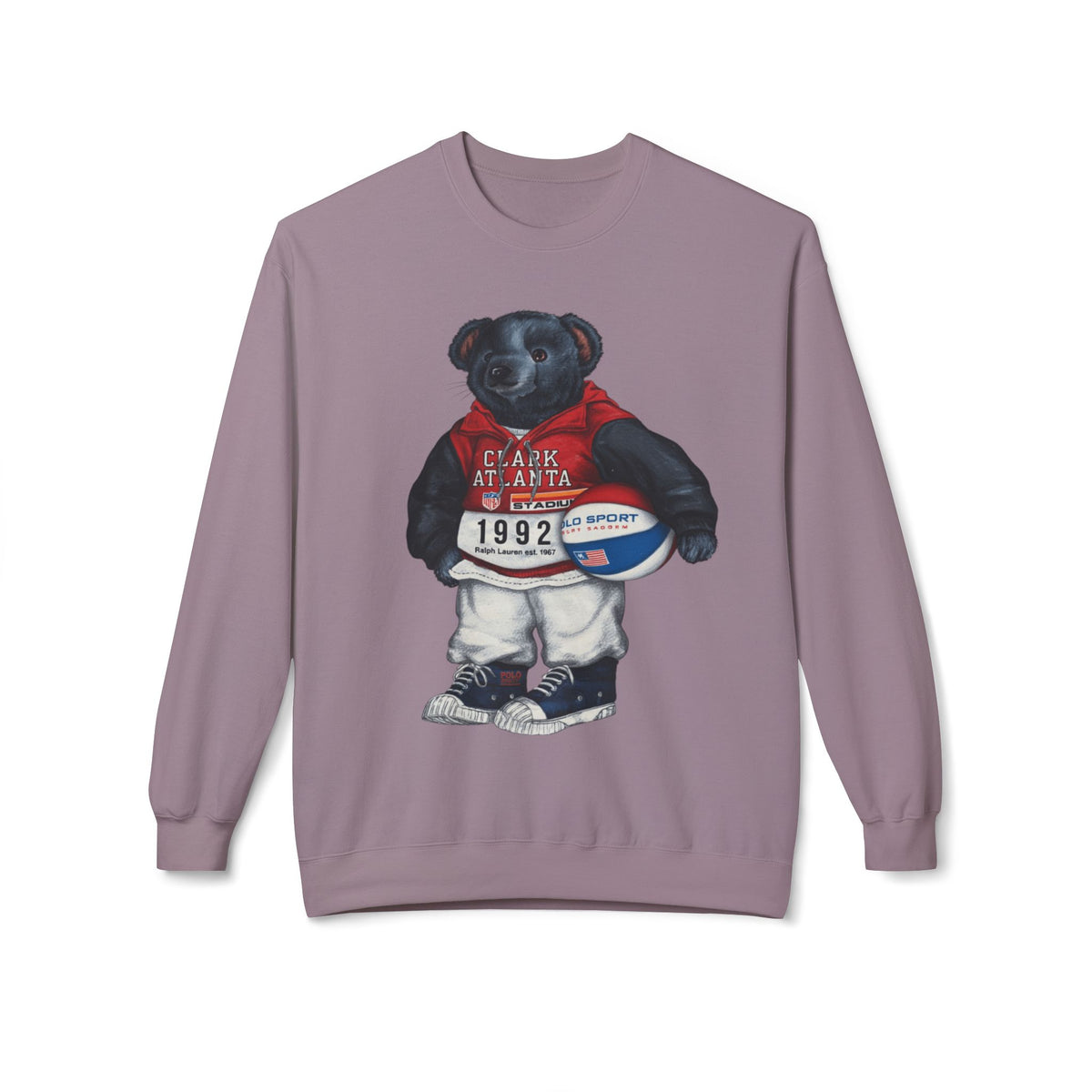 Clark Atlanta Bear Mascot- HBCU Polo Bear sweatshirt