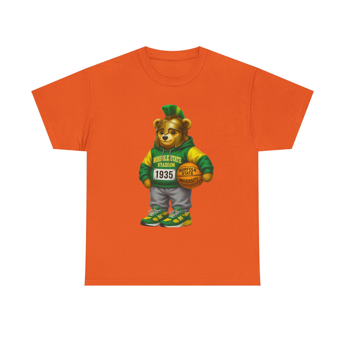 Norfolk State Spartan Bear - HBCU Tee Shirt