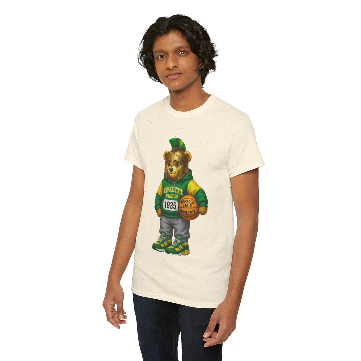Norfolk State Spartan Bear - HBCU Tee Shirt