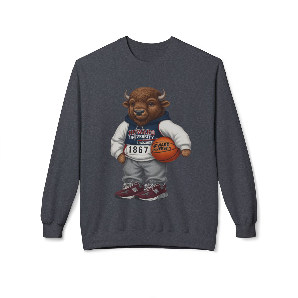 Bison Mascot- HBCU Polo Bear sweatshirt