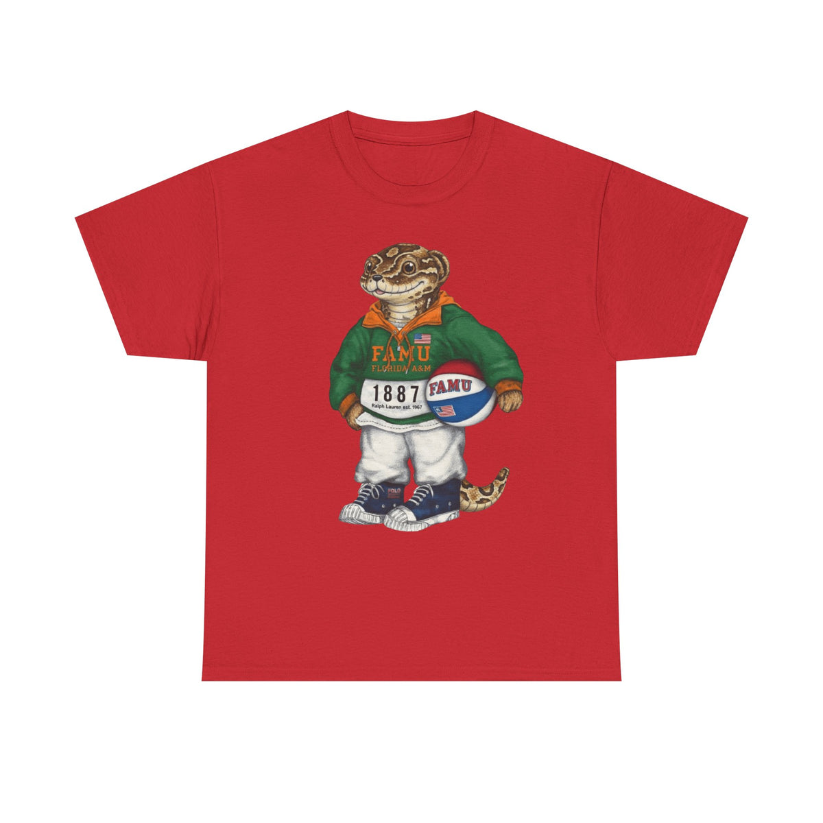 FAMU Rattler Bear  Edition- HBCU Tee Shirt