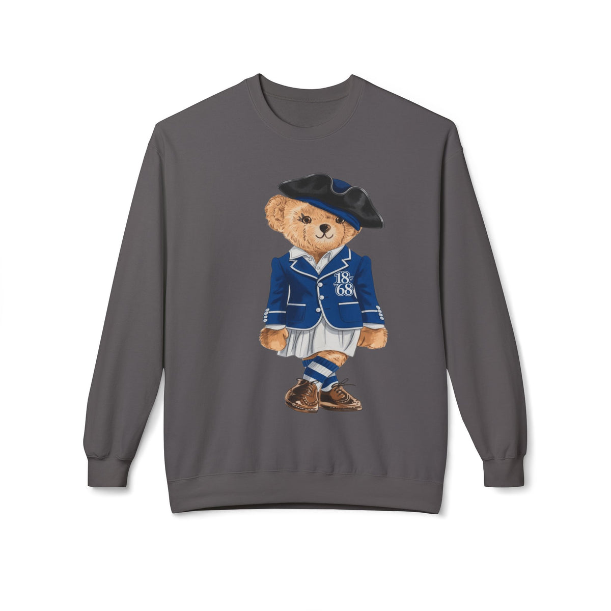 Vintage Teddy Bear in Formal Attire- HBCU Polo Bear sweatshirt