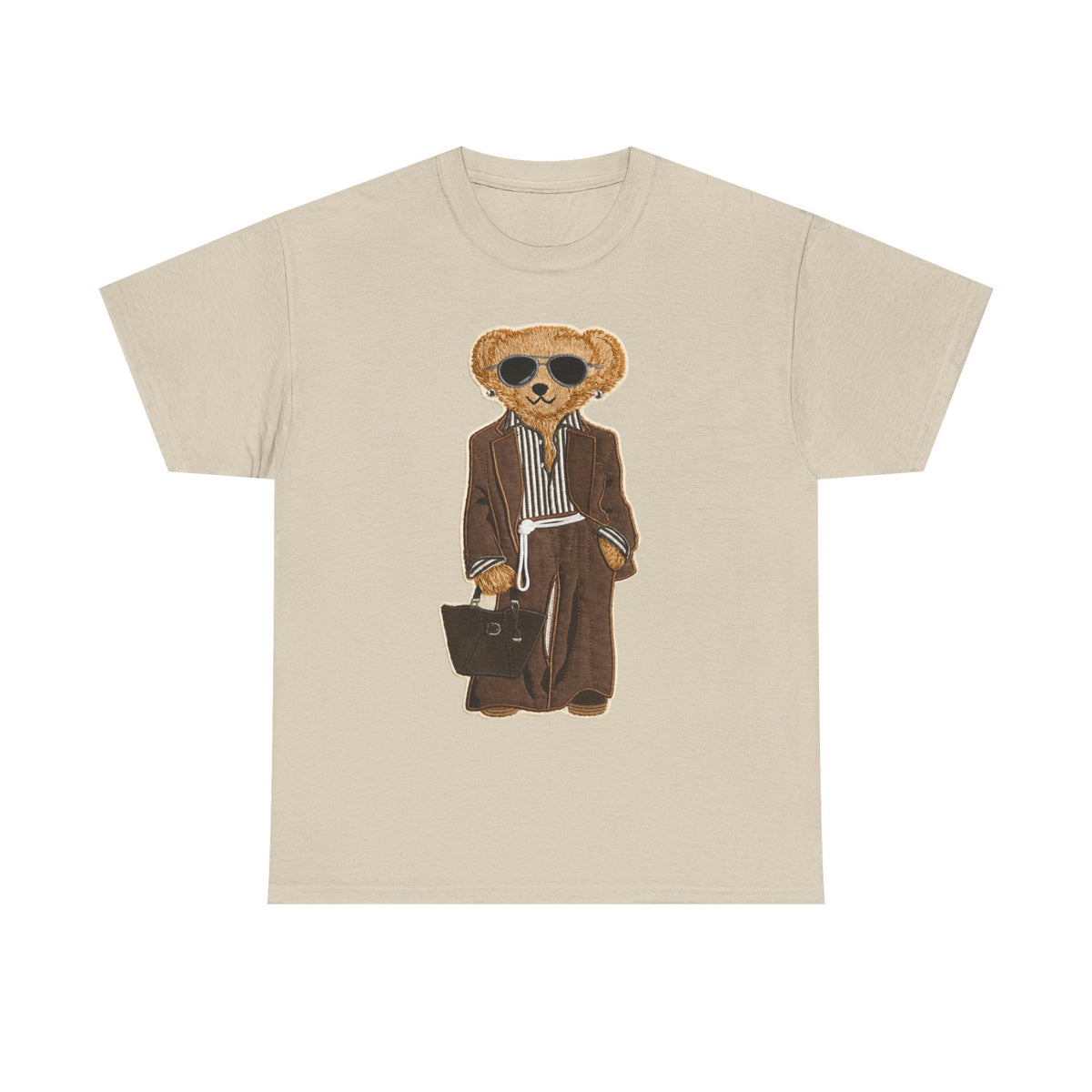 HBCU Bear in Suit graphic tee | Teddy Bear with Briefcase, Sunglasses
