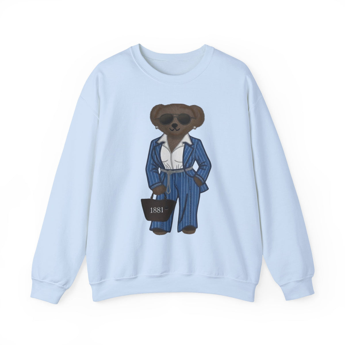 Spelman College Polo Bear  sweatshirt | Vintage Prep Teddy Bear