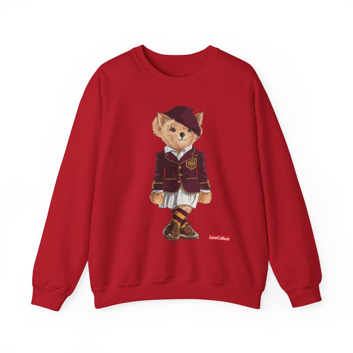 Bethune Cookman Teddy Bear Sweatshirt| Vintage Polo Club  Outfit