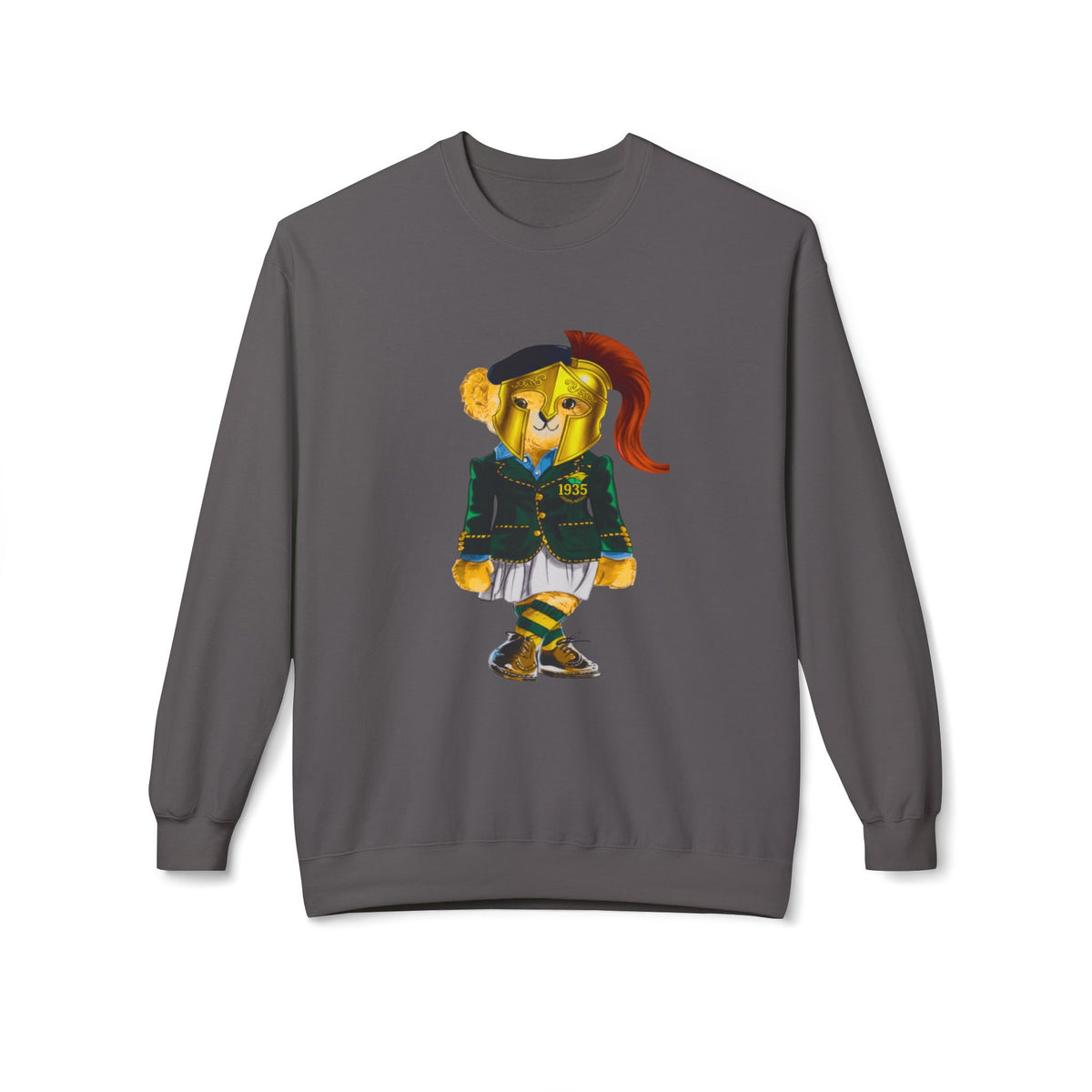 Norfolk State Lady Bear in Golden Helmet Sweatshirt | HBCU Polo Bear